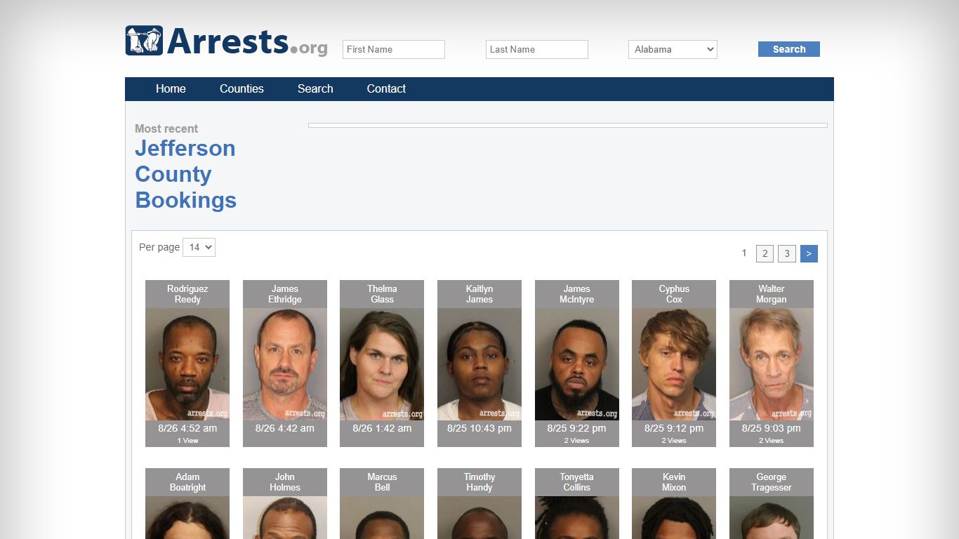 Jefferson County Arrests and Inmate Search